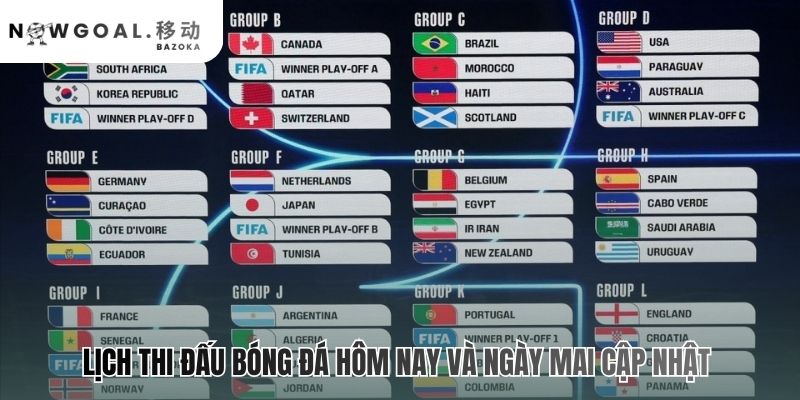 Lịch thi đấu giúp bạn làm chủ lịch trình xem bóng đá